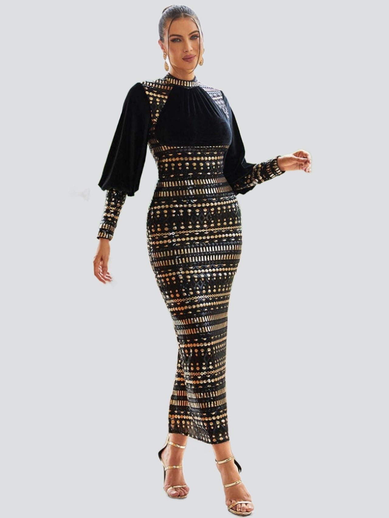 Bishop Sleeve Vintage Dress