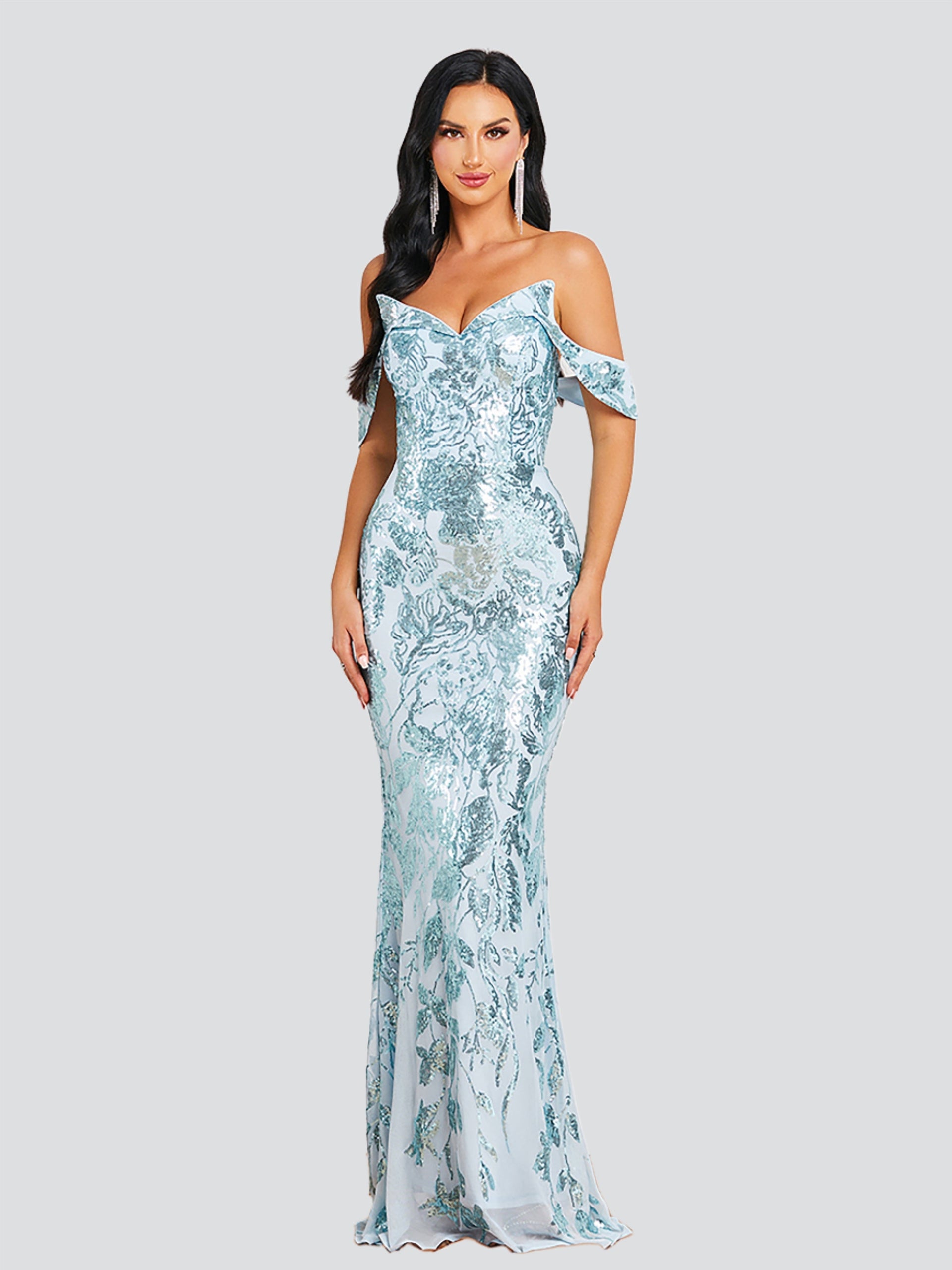 Sequin Mermaid Evening Dress