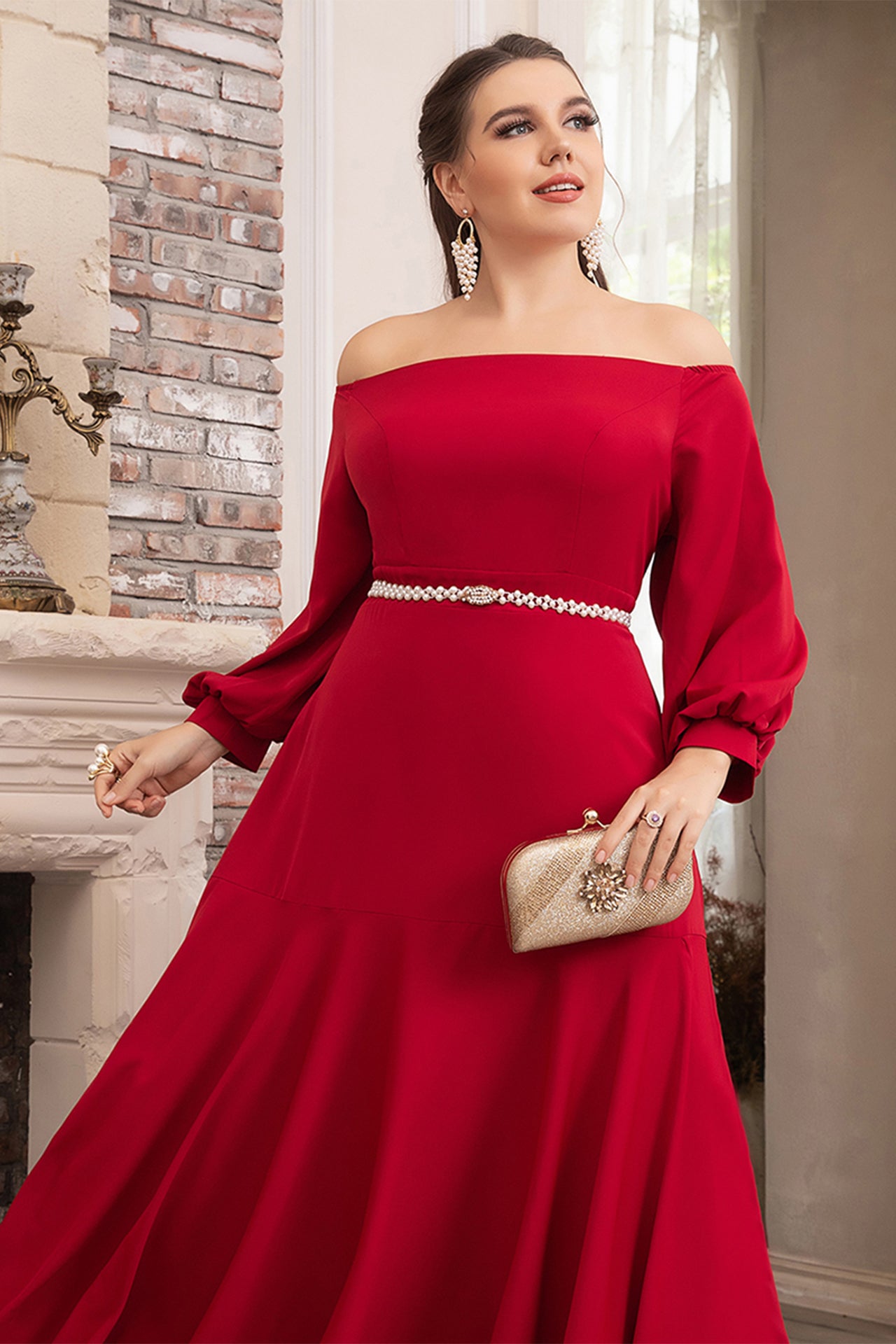 Salma Off Shoulder Maxi Dress