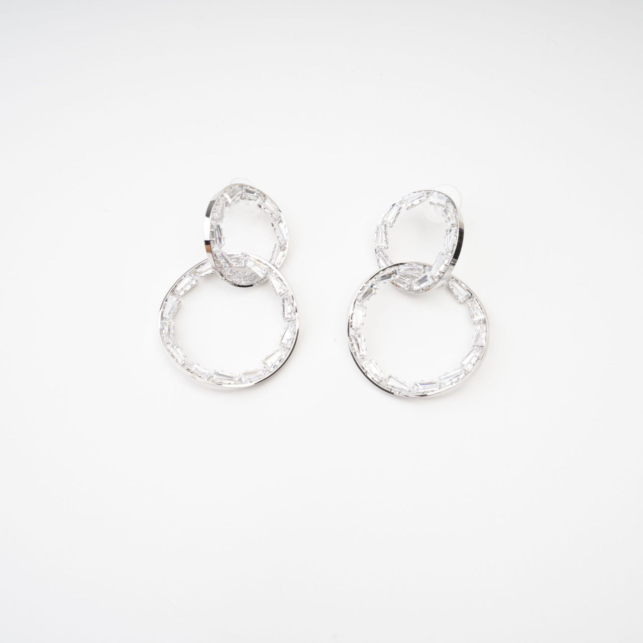 Nadine double-hoop earrings