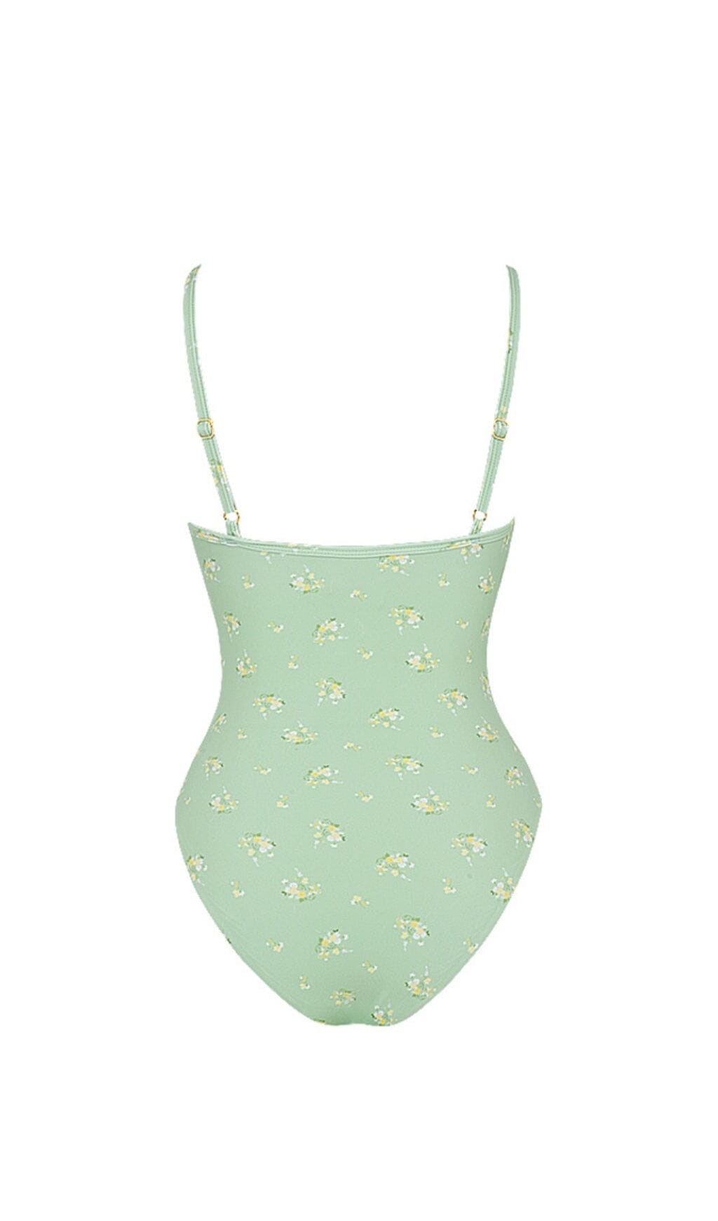 OLIVE FLORAL PRINT UNDERWIRED SWIMSUIT styleofcb 