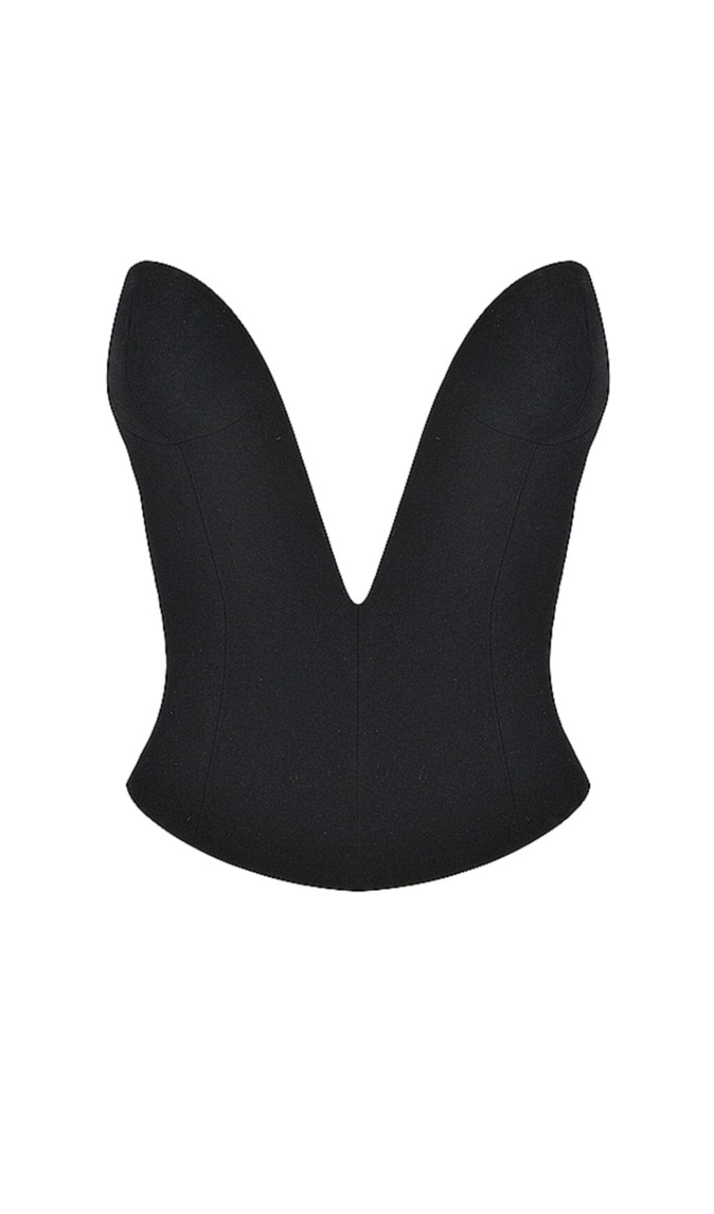 BLACK PLUNGE CORSET styleofcb 