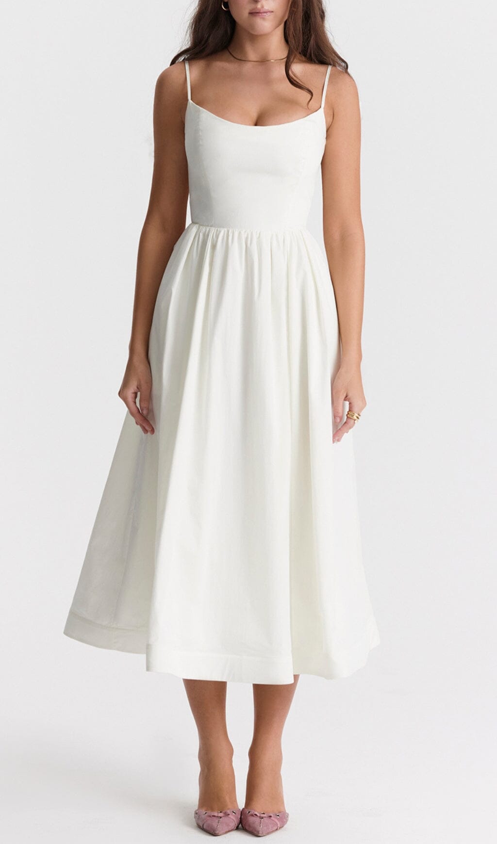 IVORY CORSET SUNDRESS styleofcb 