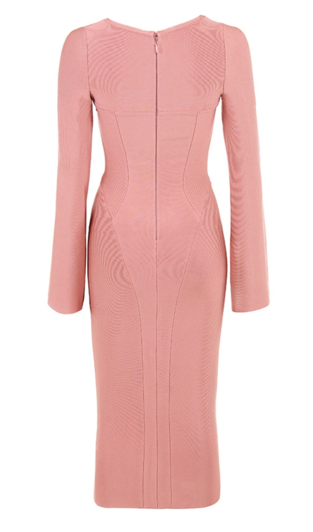 FOURSQUARE NECK TUBE TOP DRESS IN PINK DREESES styleofcb 