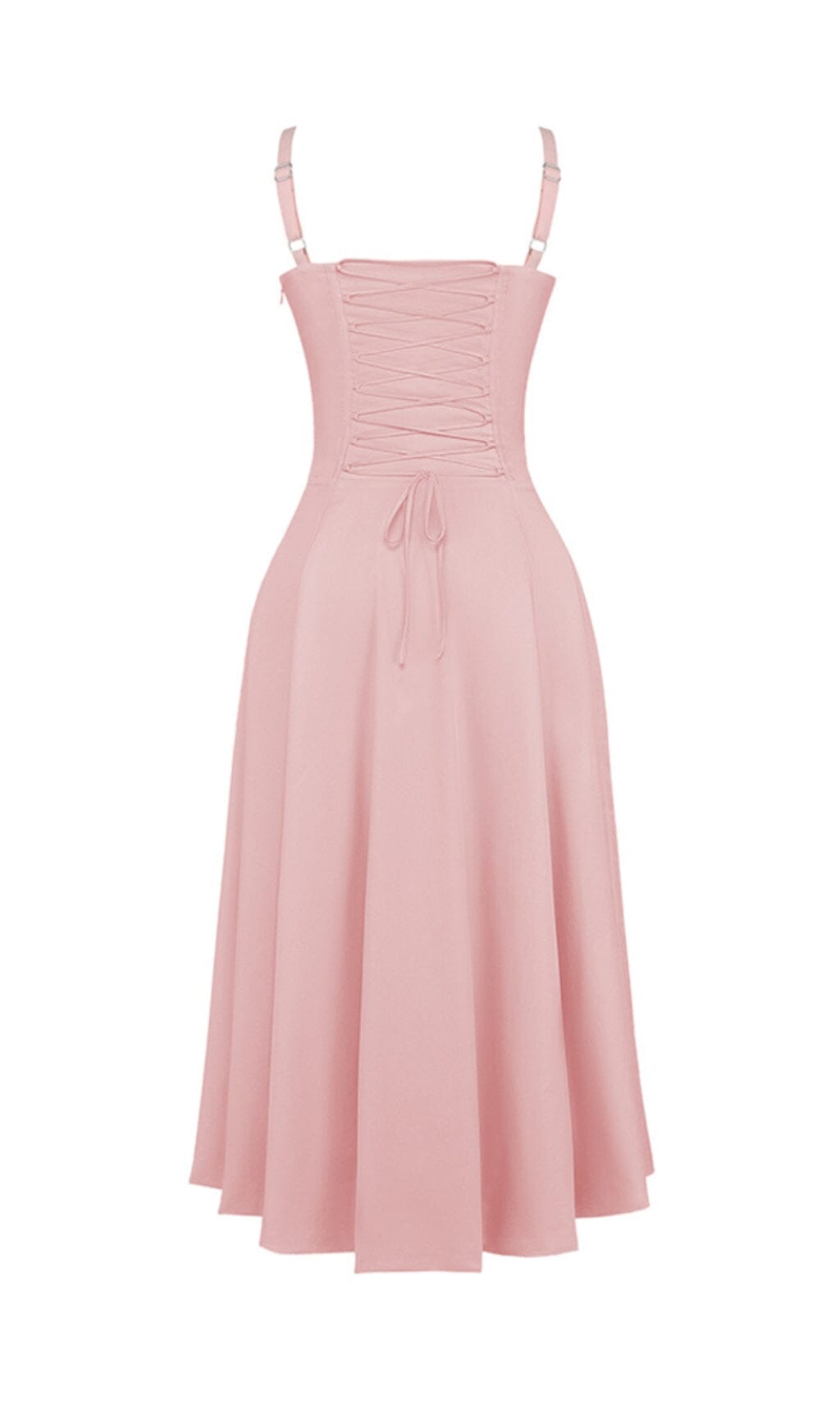BABY PINK BUSTIER SUNDRESS styleofcb 