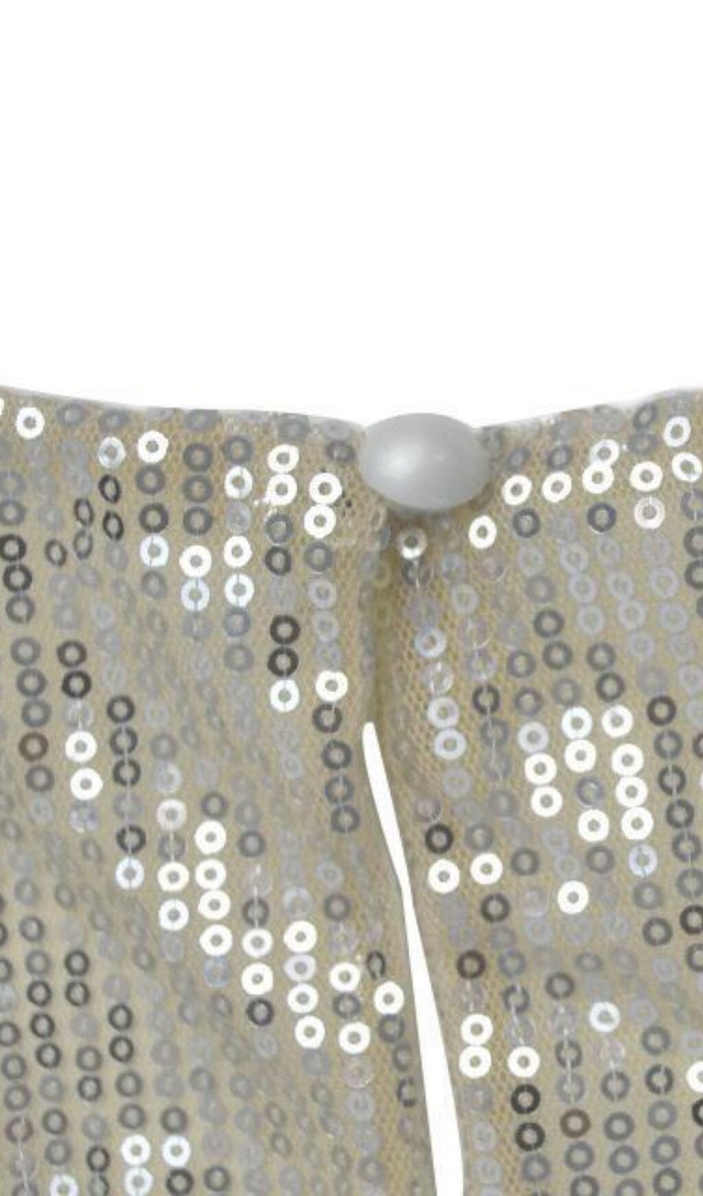 SEQUIN DEEP V-NECK PLEATED BOTTOM MINI DRESS IN SILVER styleofcb 