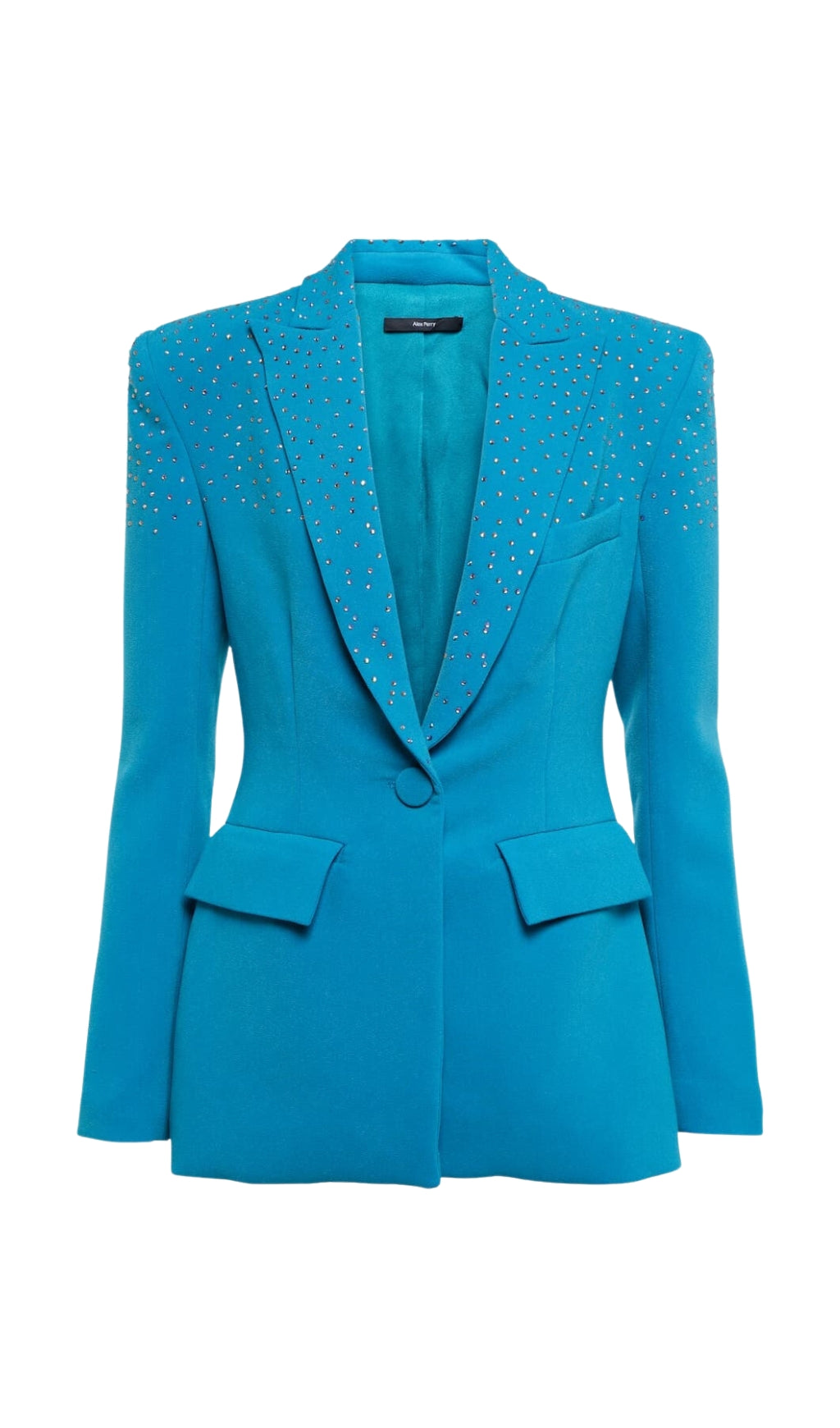 RHINESTONE BLAZER SET IN BLUE