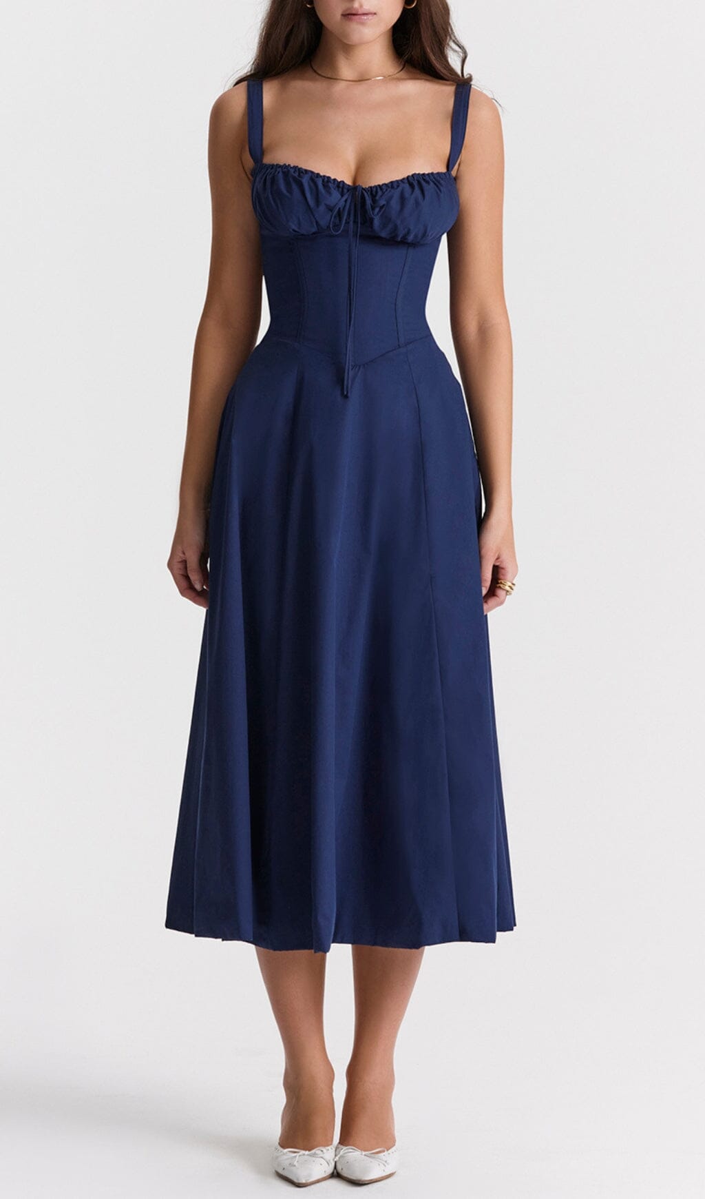 FRENCH NAVY BUSTIER SUNDRESS styleofcb 