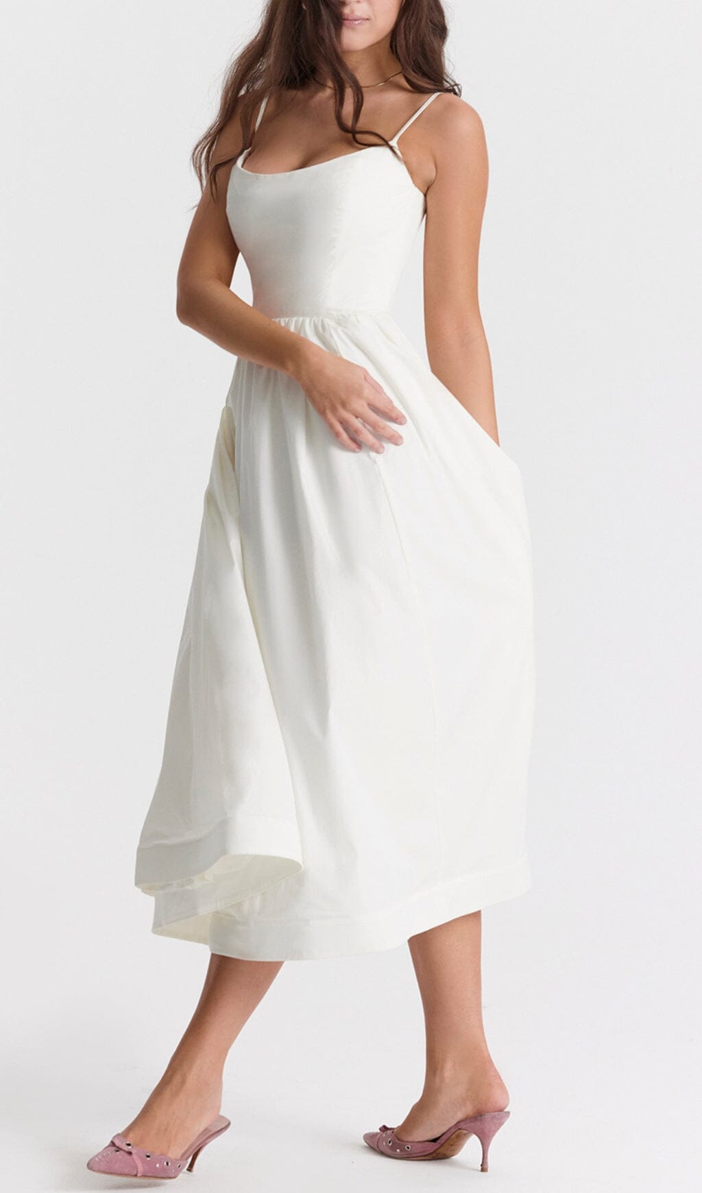 IVORY CORSET SUNDRESS styleofcb 