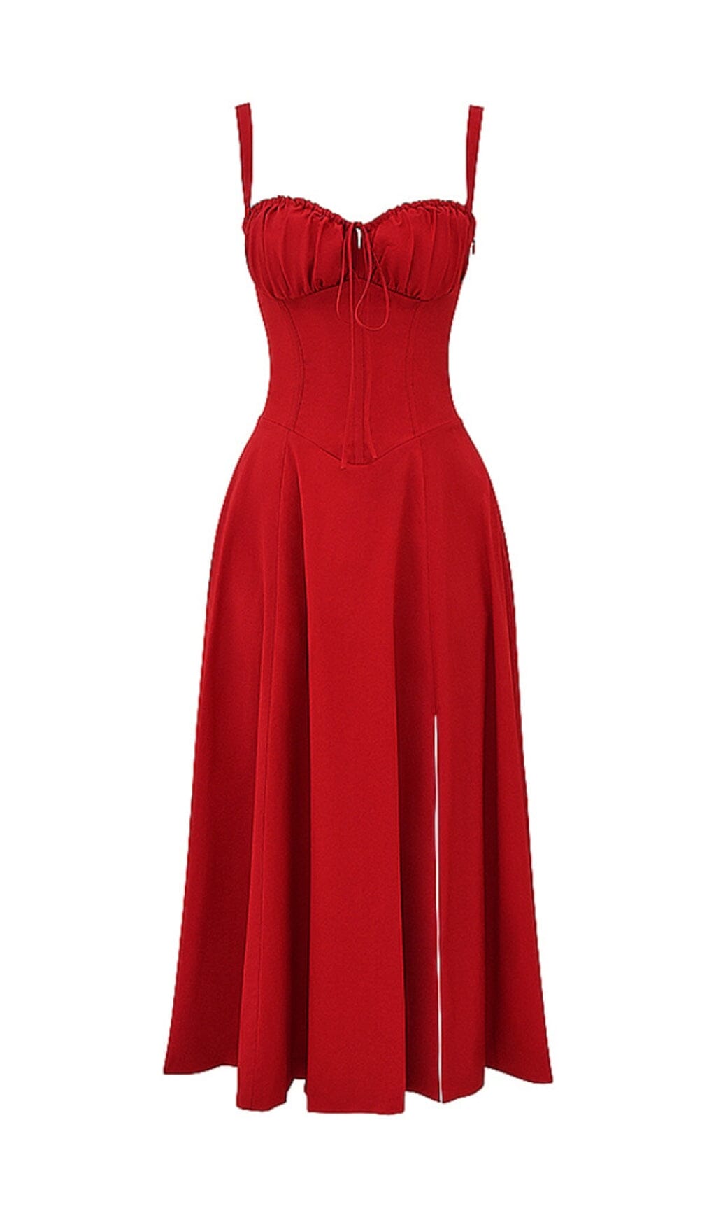 RED ROSE BUSTIER SUNDRESS styleofcb 