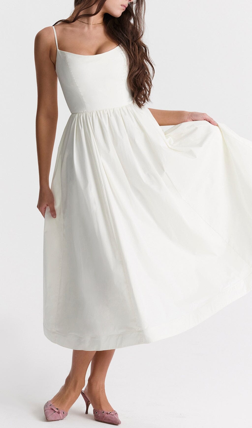 IVORY CORSET SUNDRESS styleofcb 