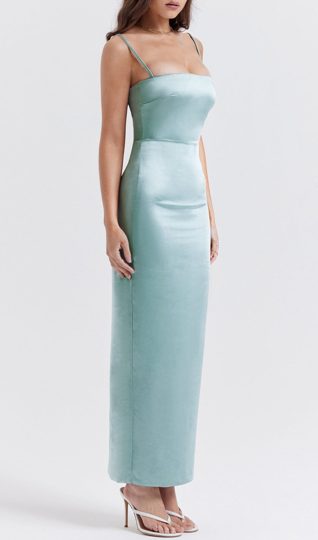 LIGHT JADE MAXI DRESS styleofcb 