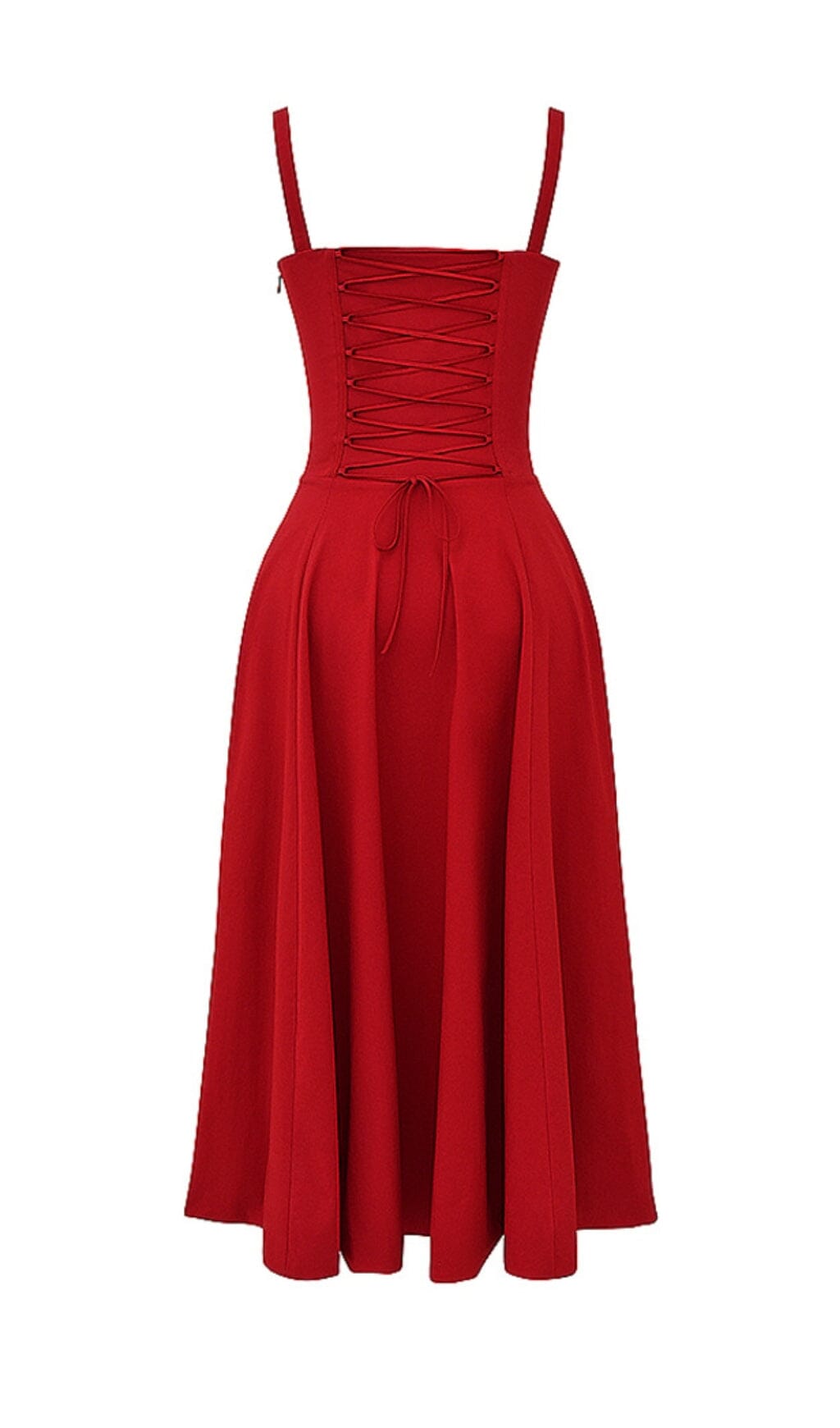 RED ROSE BUSTIER SUNDRESS styleofcb 