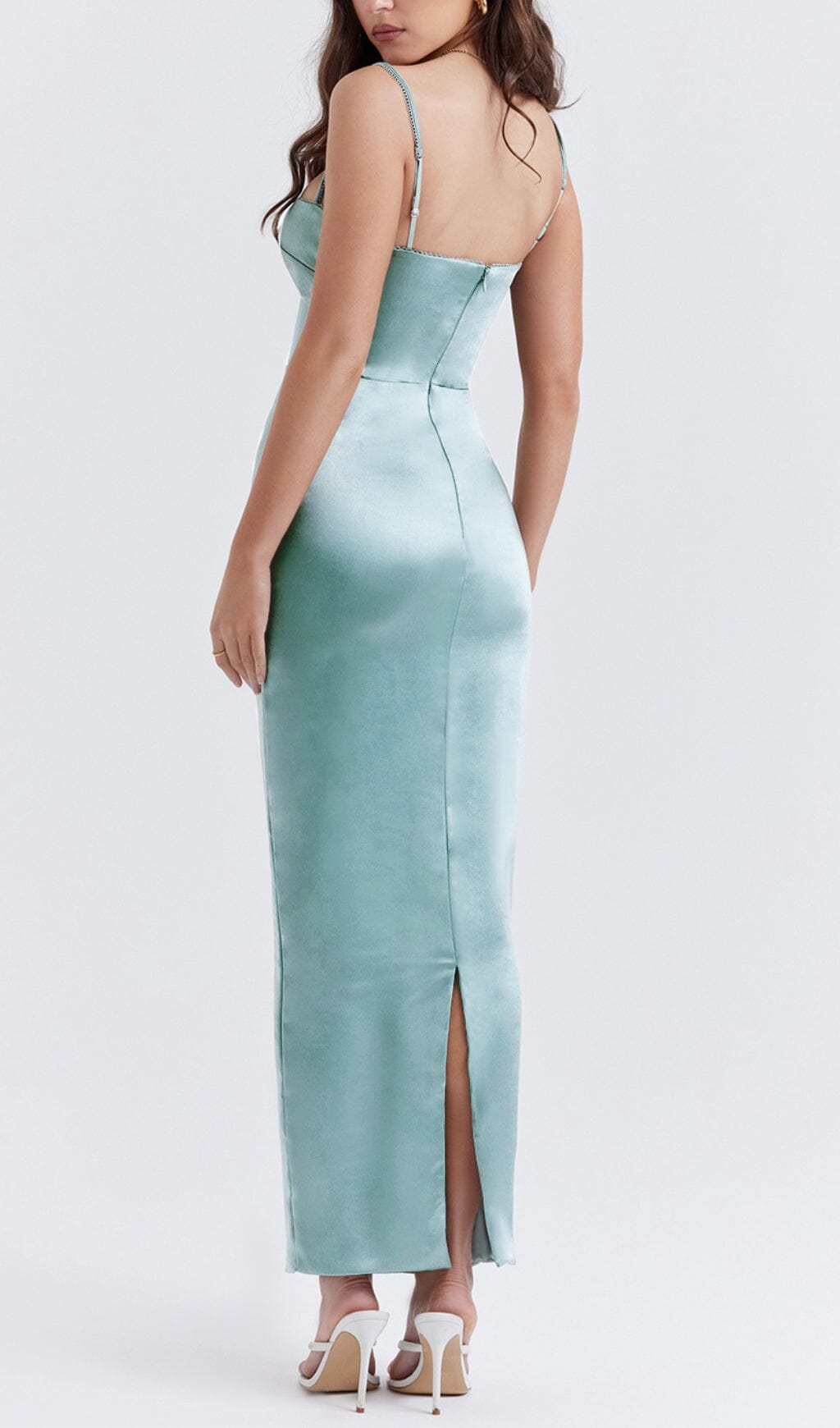 LIGHT JADE MAXI DRESS styleofcb 