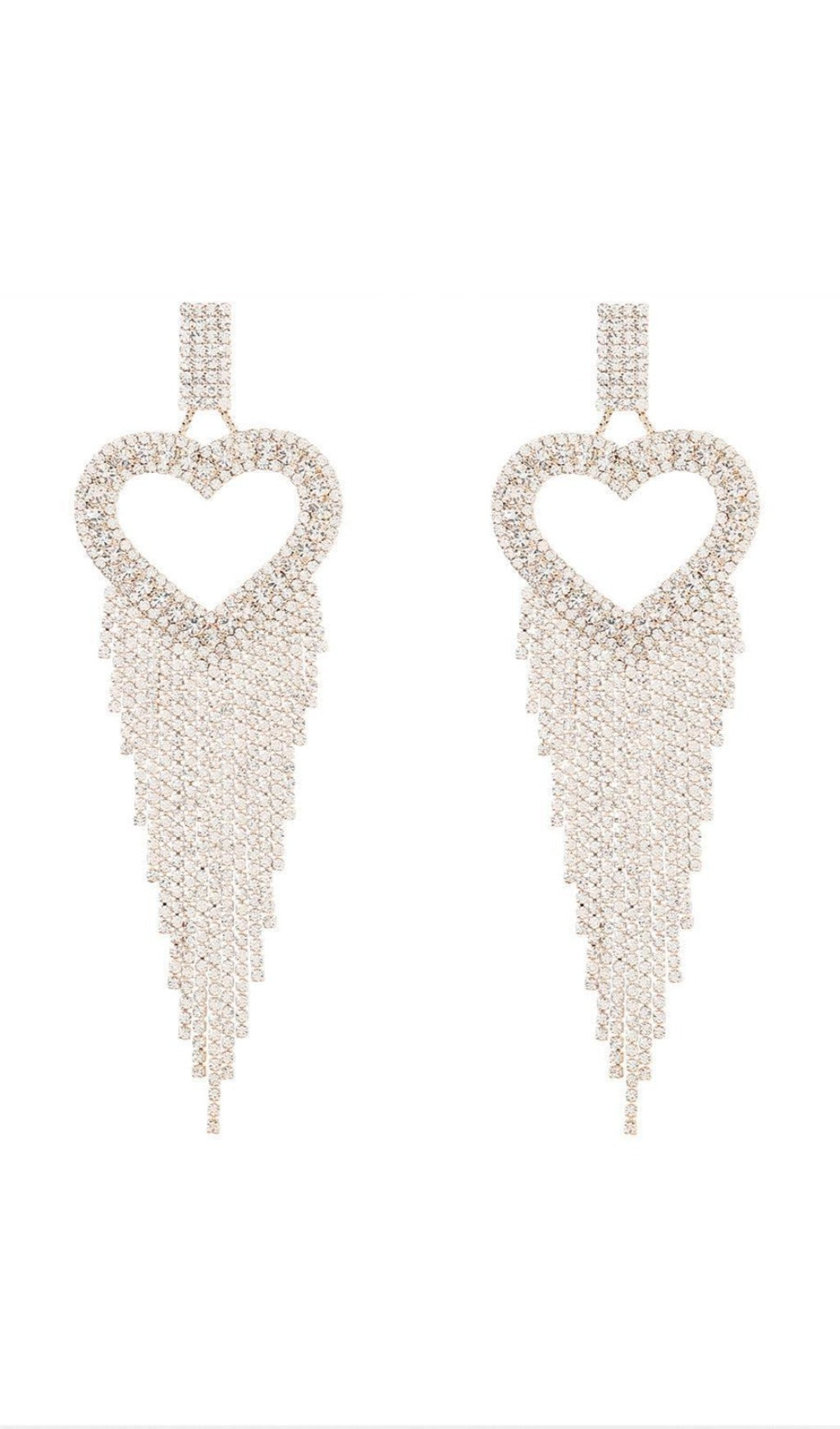 RORY HEART TASSEL EARRINGS