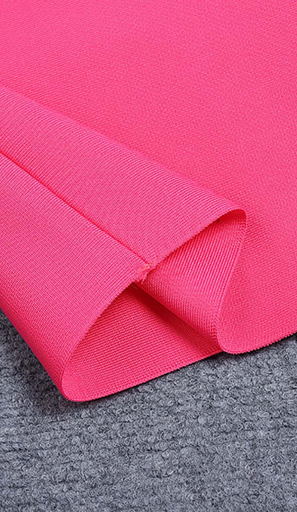 CUT-OUT STRAPPY MIDI DRESS IN PINK DRESS sis label 
