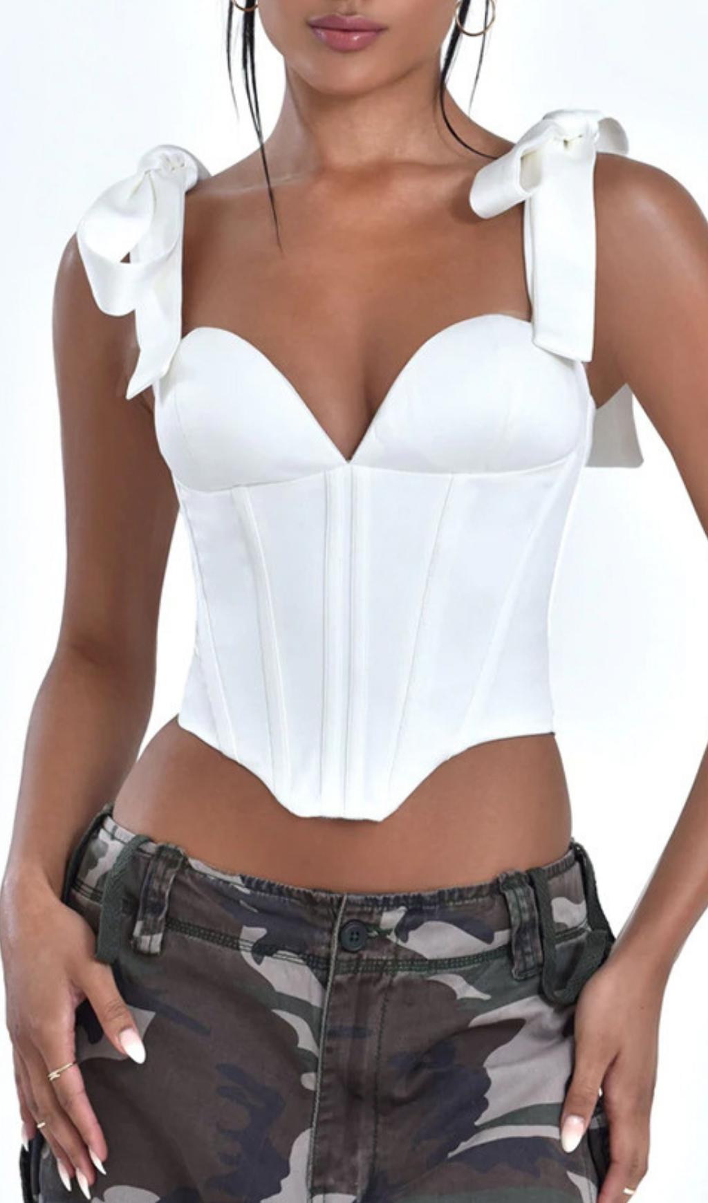 FISHBONE TOPS IN WHITE Clothing styleofcb 