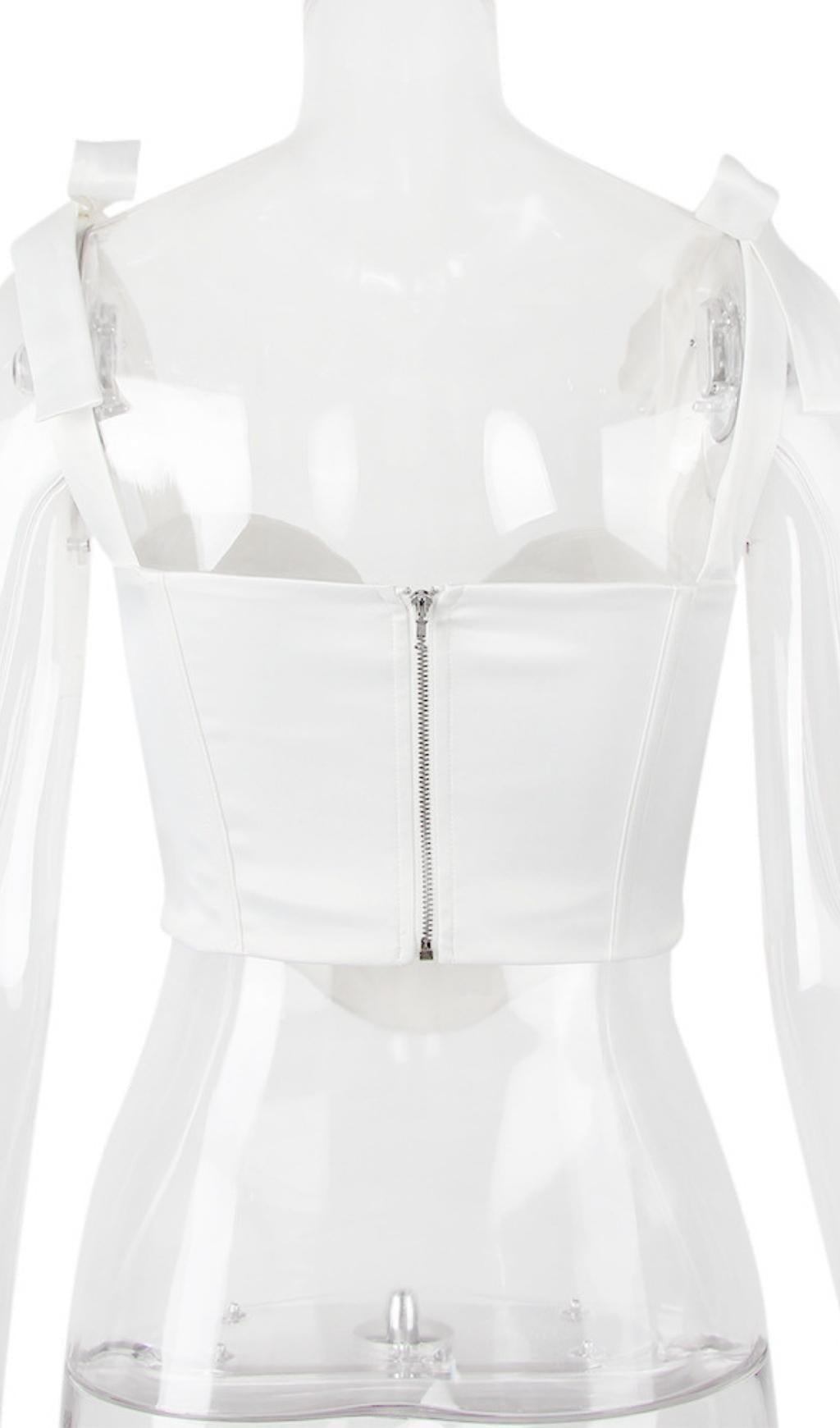 FISHBONE TOPS IN WHITE Clothing styleofcb 