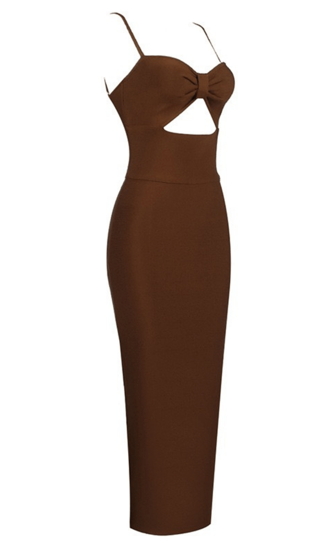 HOLLOW BANDAGE DRESS - BLUE ohmogo 