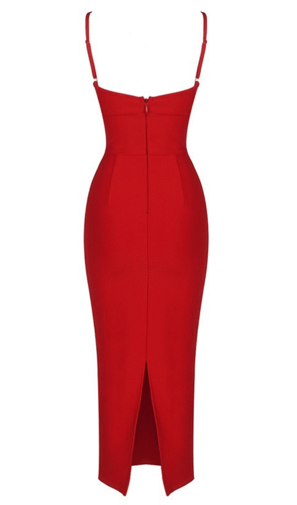 HOLLOW BANDAGE DRESS - BLUE ohmogo 