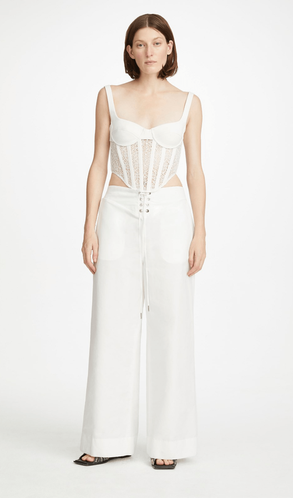 Hollow lace mesh top styleofcb 