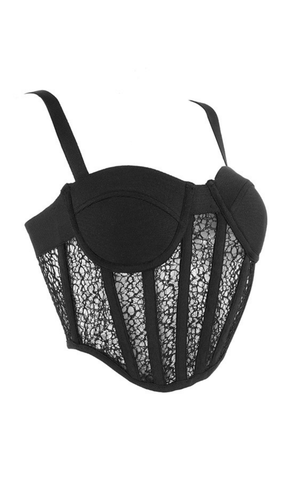 Hollow lace mesh top styleofcb 