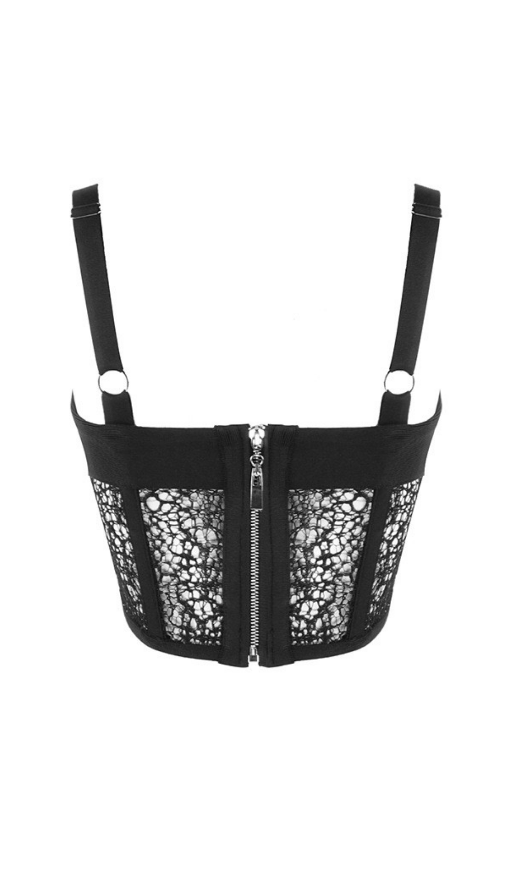 Hollow lace mesh top styleofcb 