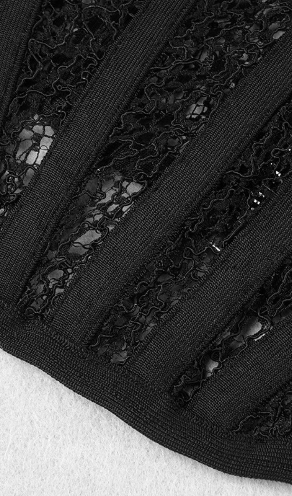 Hollow lace mesh top styleofcb 