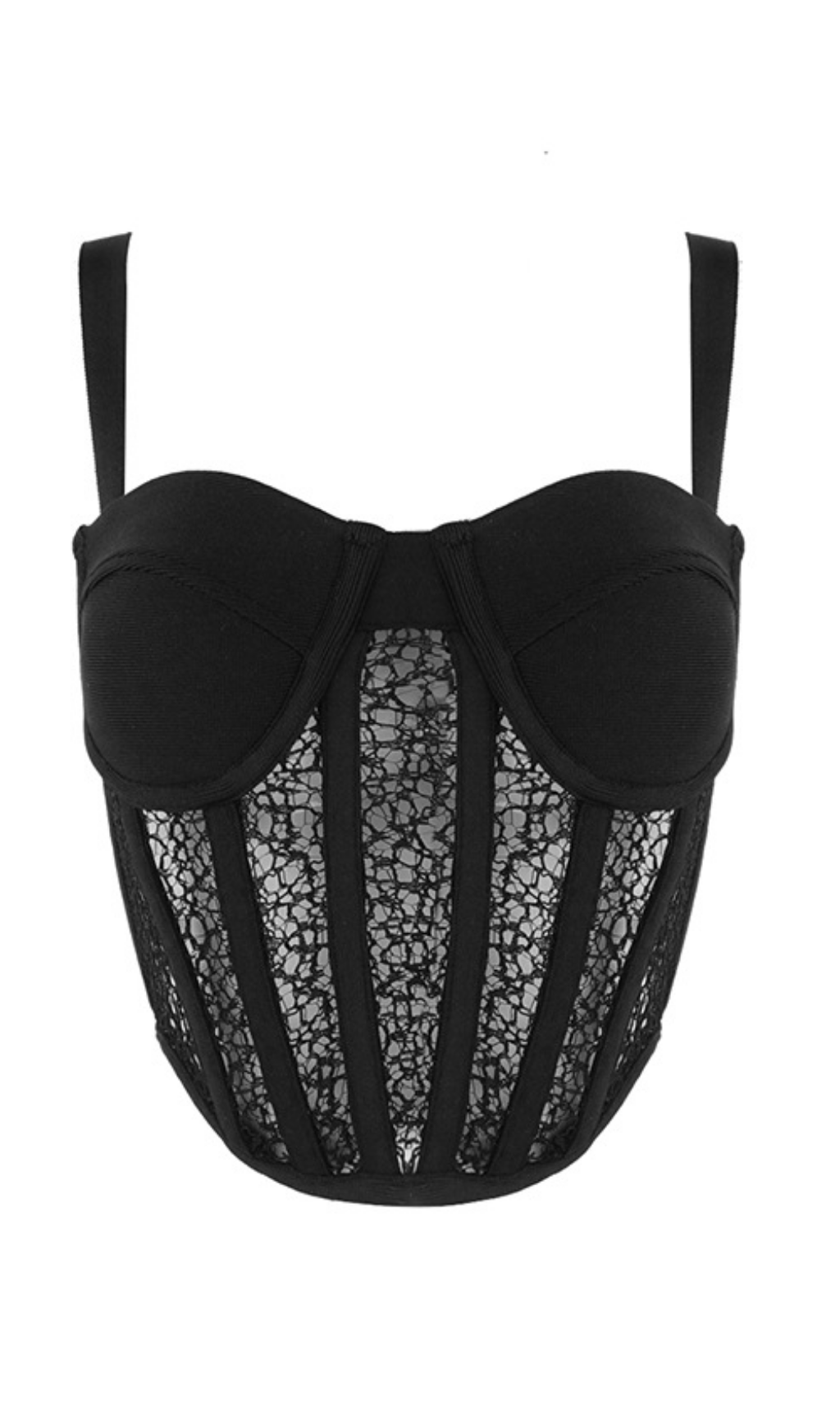 Hollow lace mesh top styleofcb 