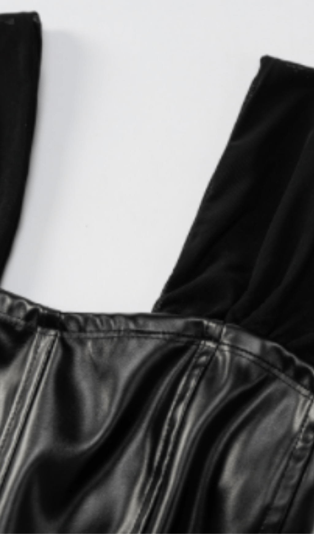 Leather slim camisole styleofcb 