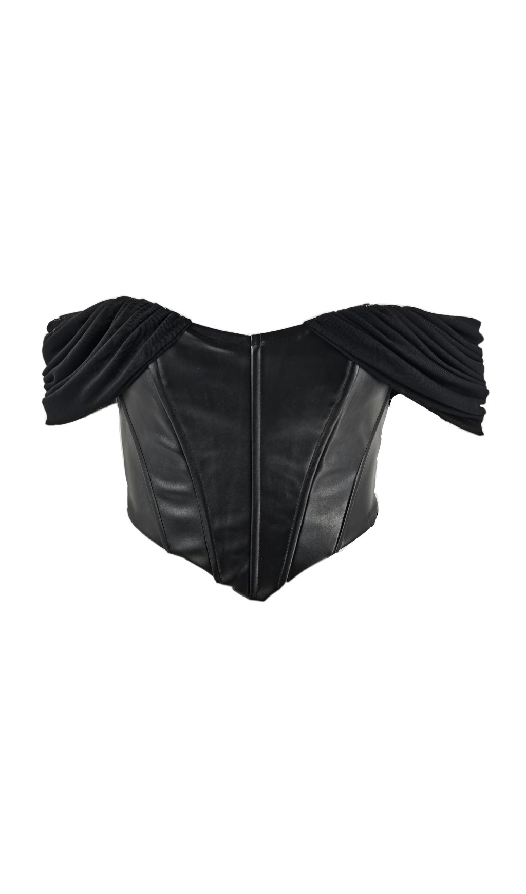 Leather slim camisole styleofcb BLACK S 