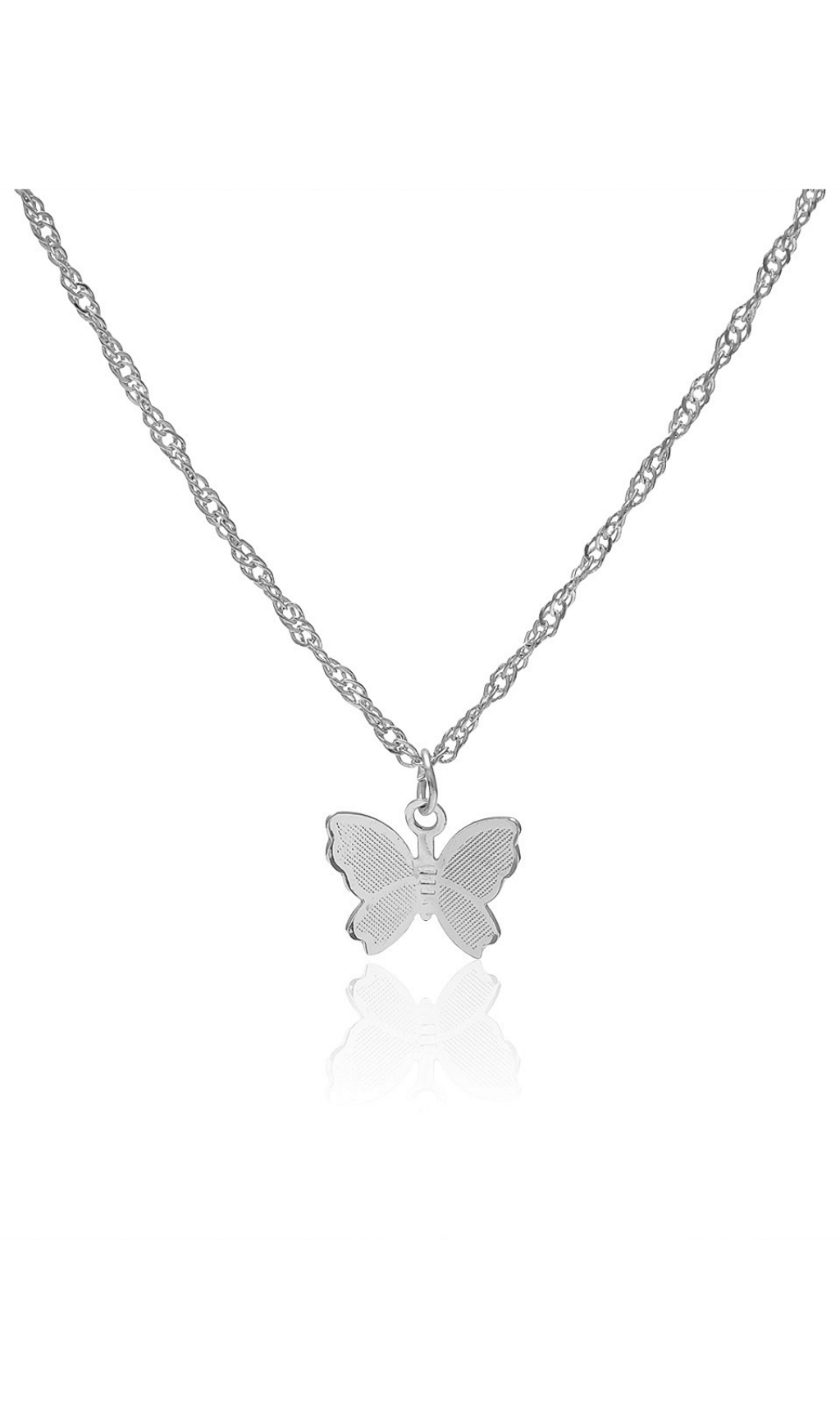 Metal Butterfly Tassel Pendant styleofcb SILVER Butterrfly Necklaces 