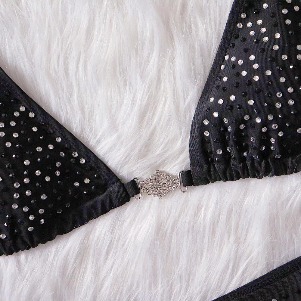 RHINESTONE BIKINI TWO PIECE SET-Swimwear-Oh CICI SHOP