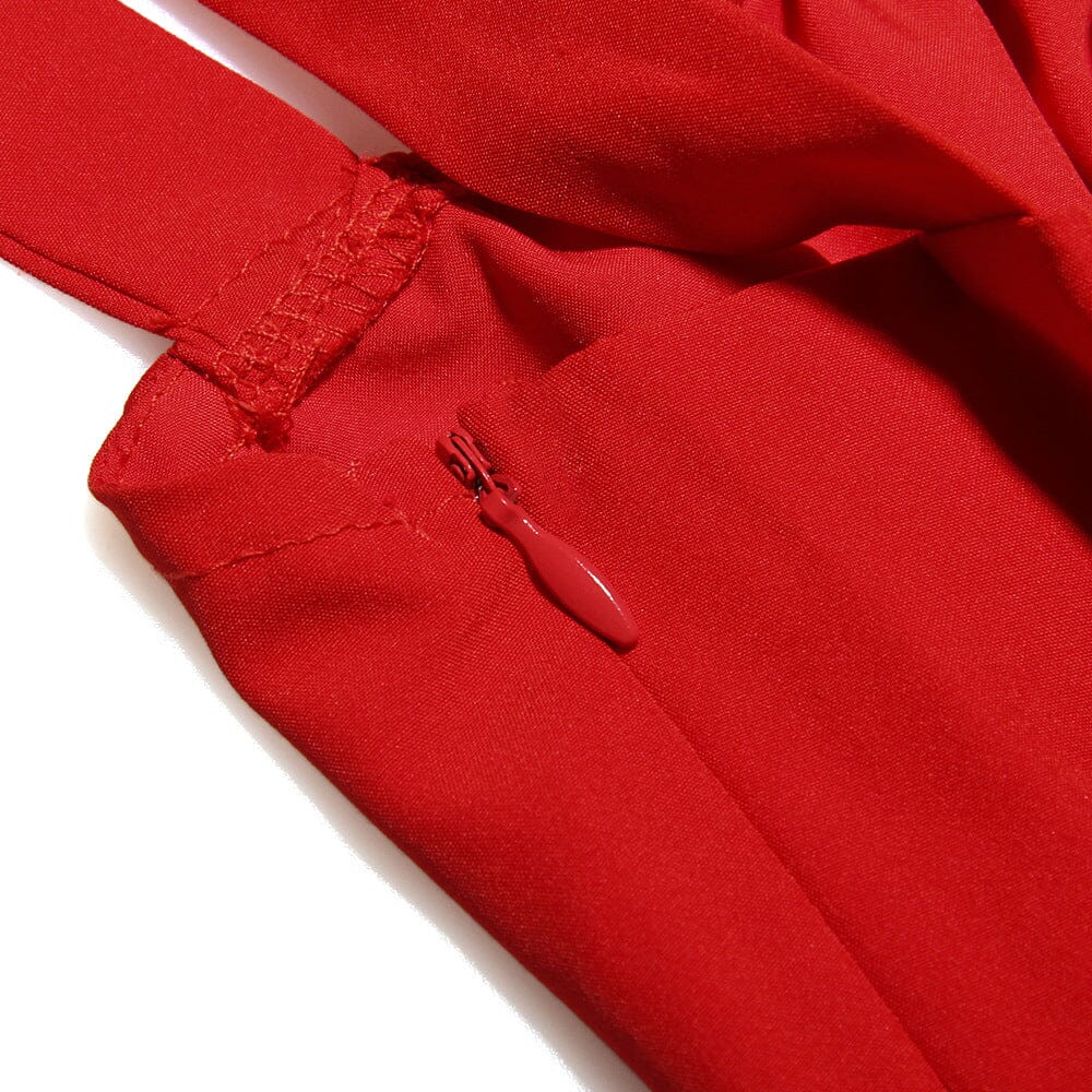 RED ROSE BUSTIER SUNDRESS styleofcb 