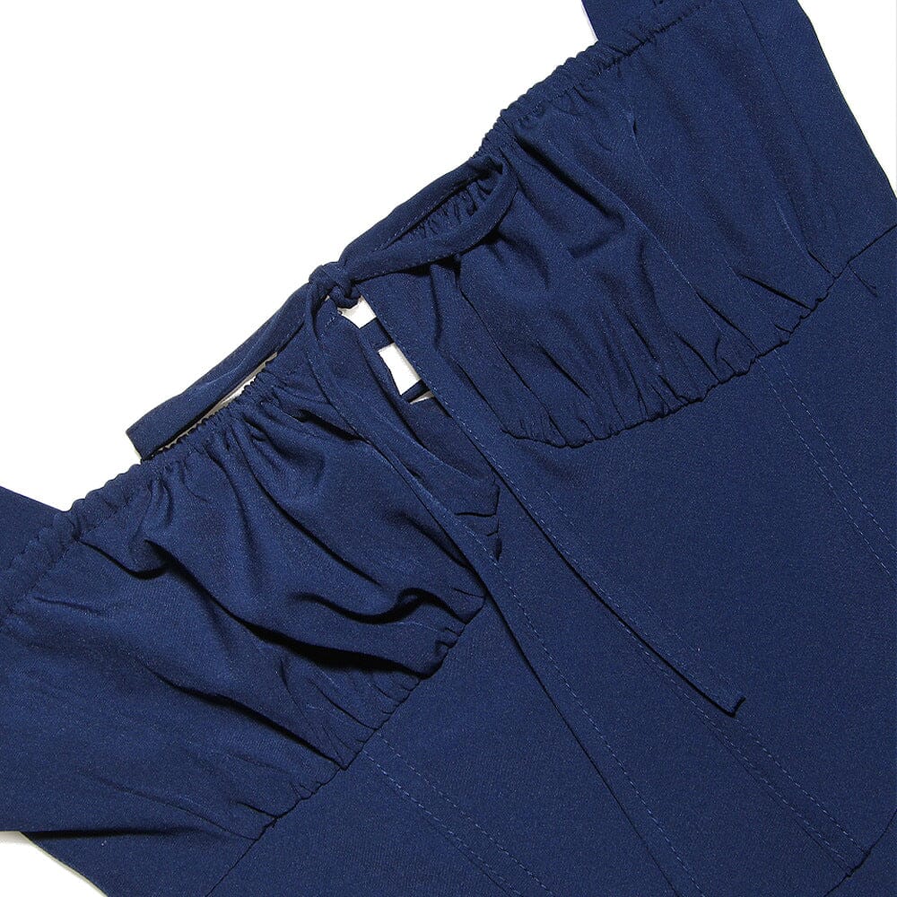 FRENCH NAVY BUSTIER SUNDRESS styleofcb 