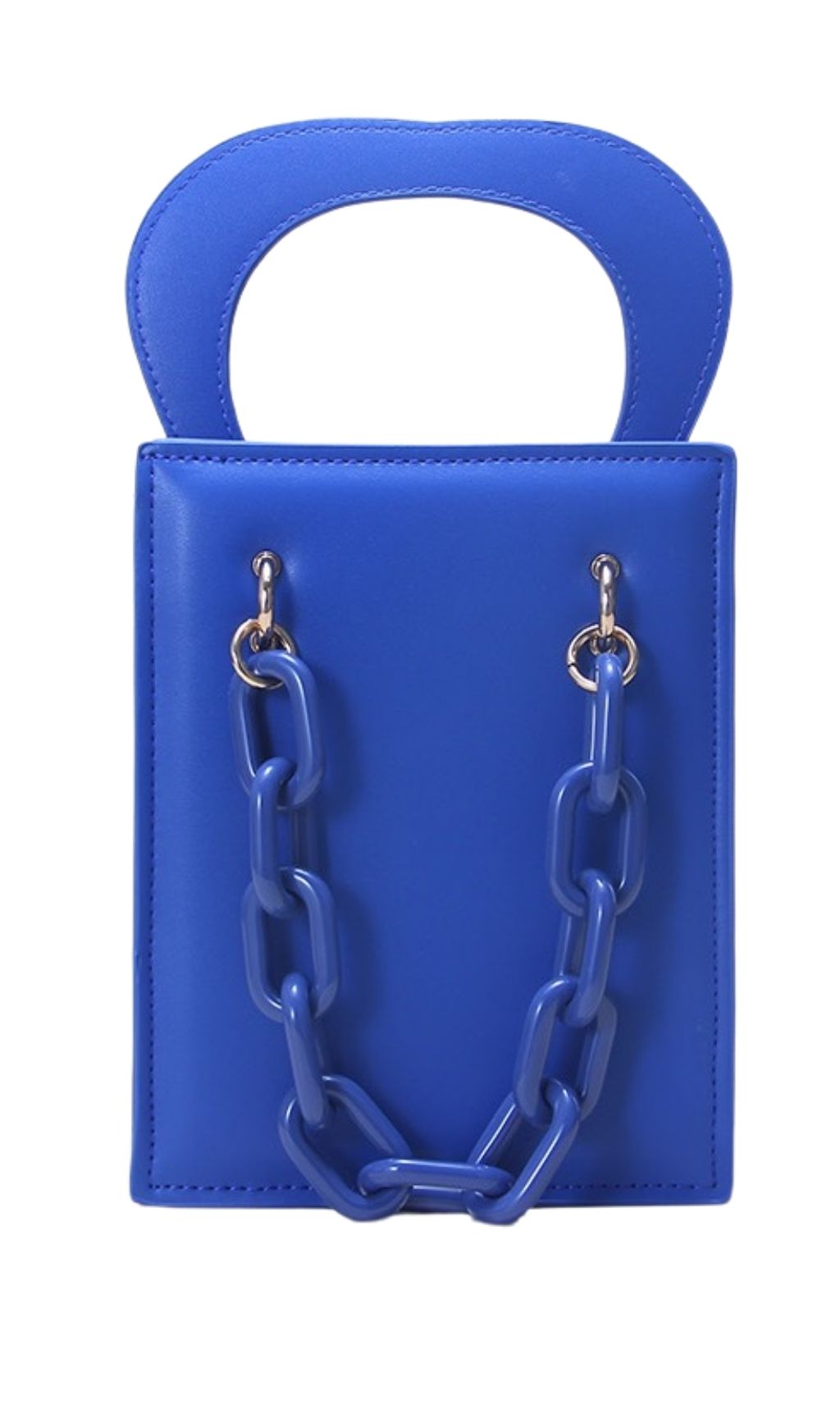 Peach heart handbag. styleofcb BLUE 