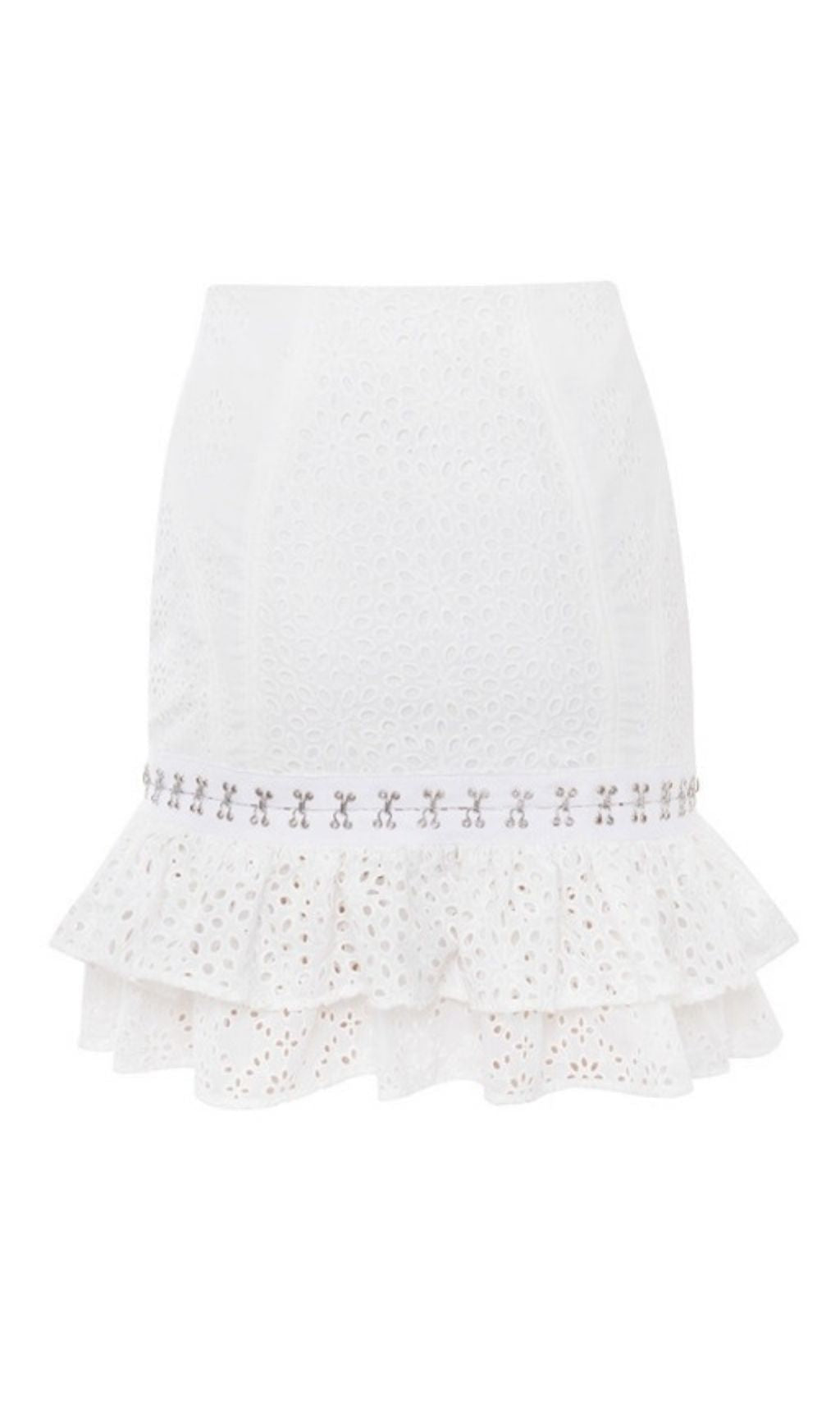 RUFFLE TWO PIECE SET IN WHITE Dresses styleofcb 