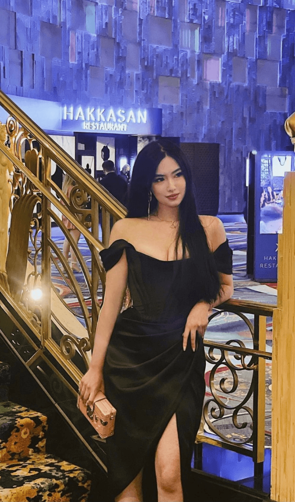 SATIN OFF SHOULDER MIDI DRESS IN BLACK styleofcb 