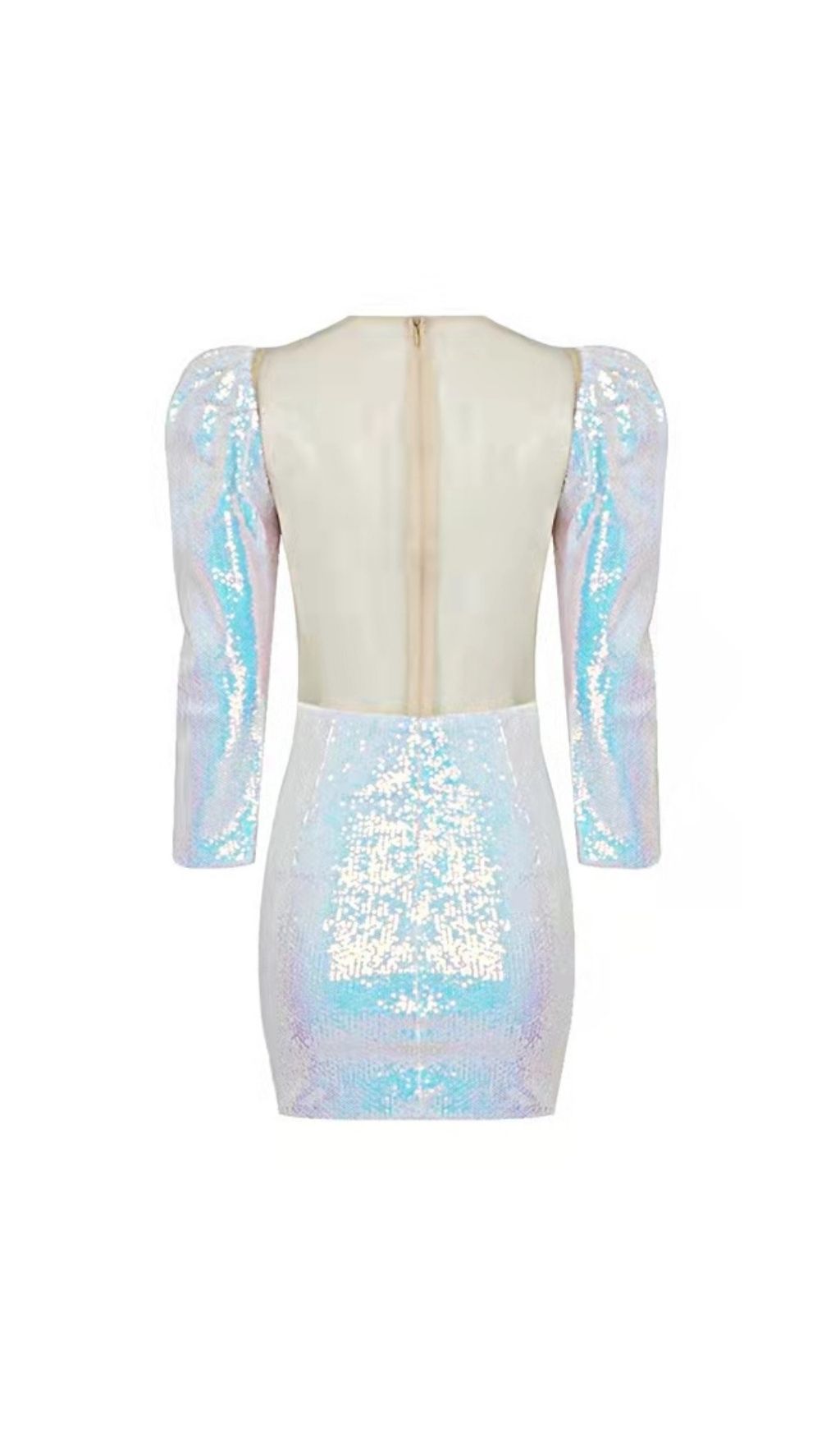 SEQUIN LONG SLEEVED CORSET MINI DRESS Dresses styleofcb 