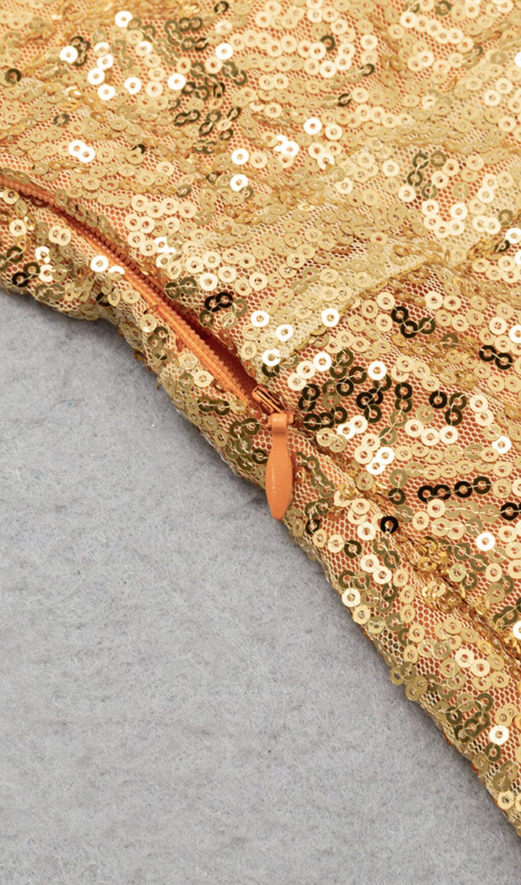 SEQUIN BODYCON MIDI DRESS IN GOLD DRESS STYLE OF CB 