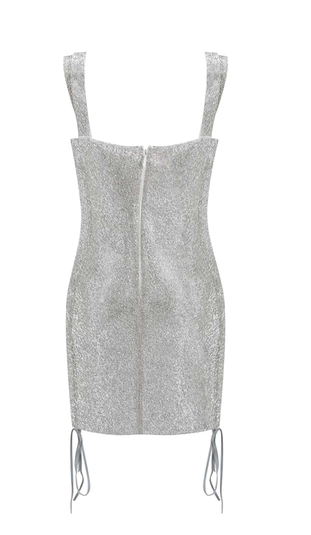 SEQUINED GLISTENING STRAPPY MINI DRESS DRESS STYLE OF CB 