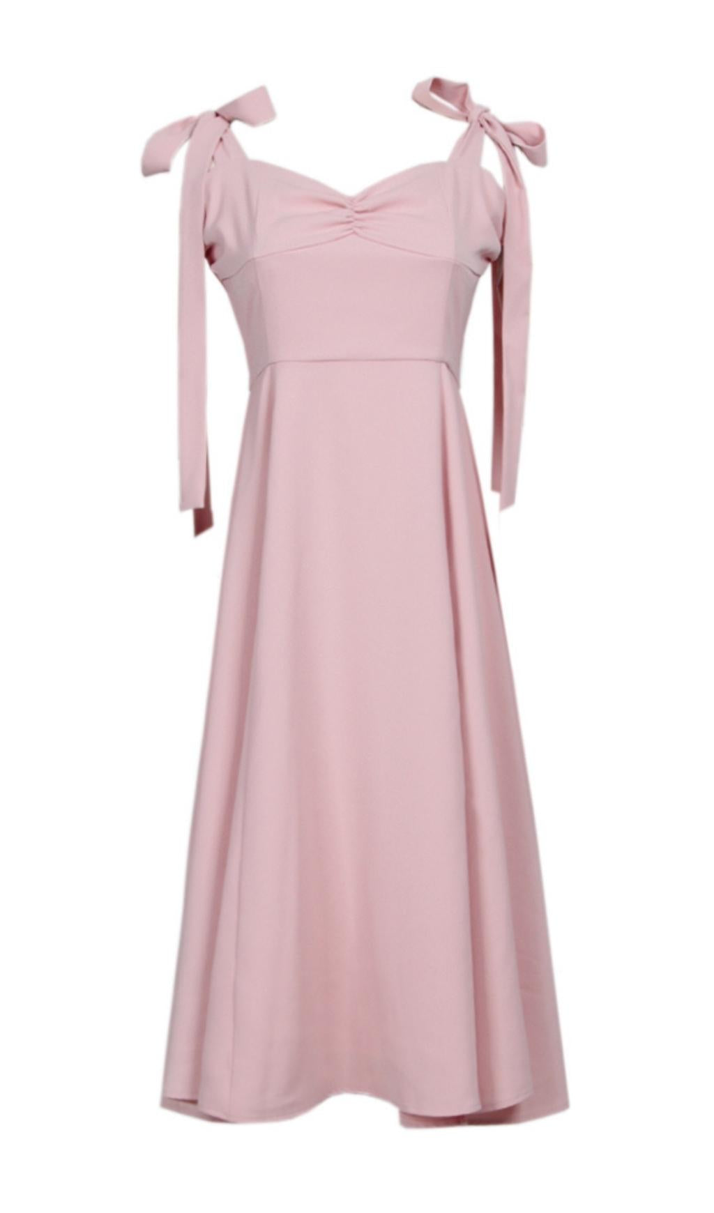 SPLIT MAXI DRESS IN BROWN Dresses styleofcb XS PINK 