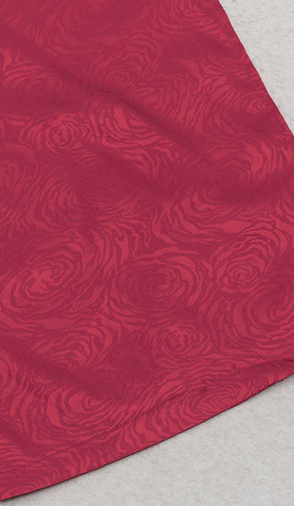 STRAP SATIN MAXI DRESS IN RUBY RED DRESS styleofcb 