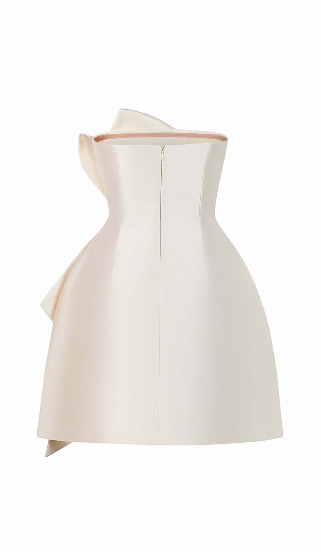 STRAPLESS BOW MINI DRESS DRESS STYLE OF CB 