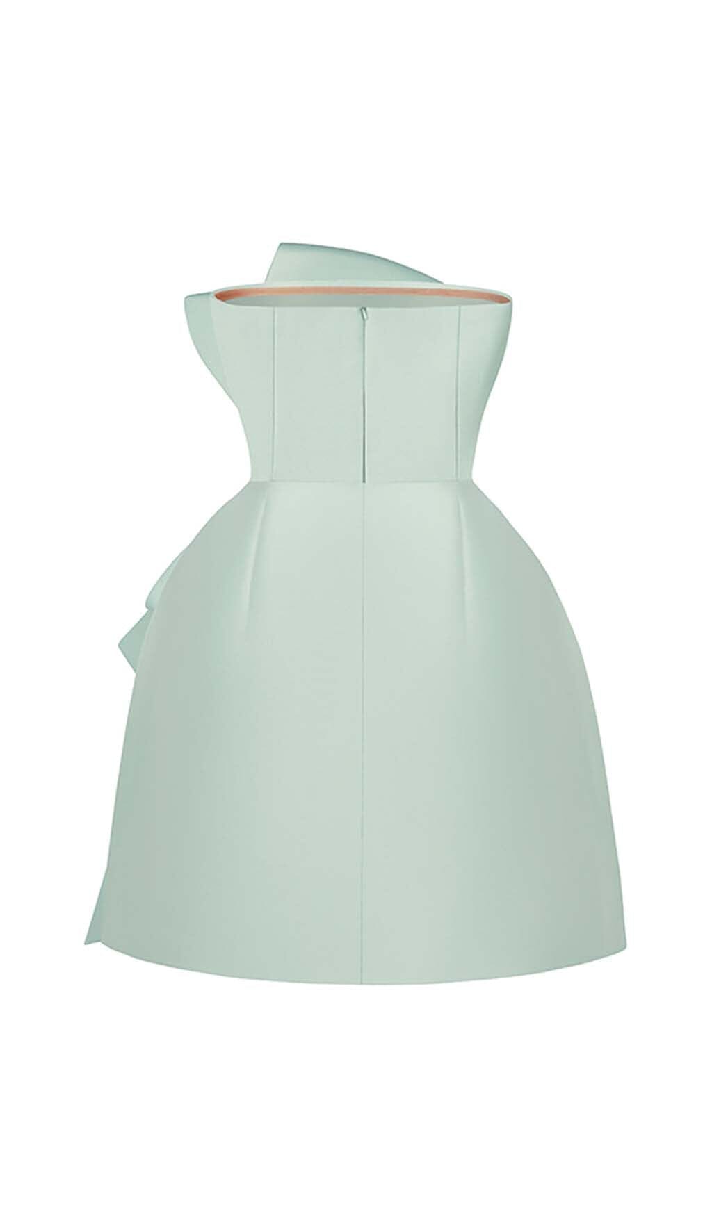 STRAPLESS BOW MINI DRESS DRESS STYLE OF CB 