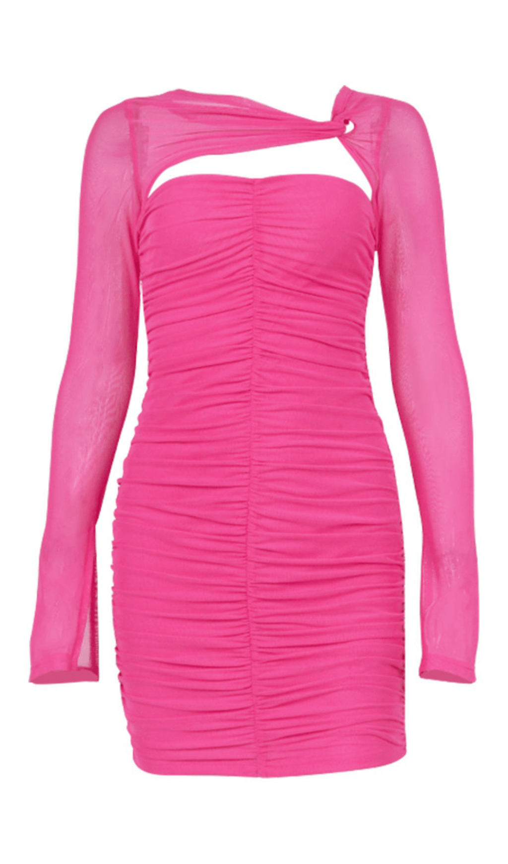 Sheer pleated dress styleofcb 