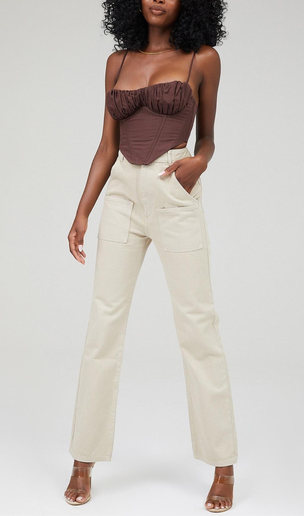 TOPS IN BROWN Clothing styleofcb 