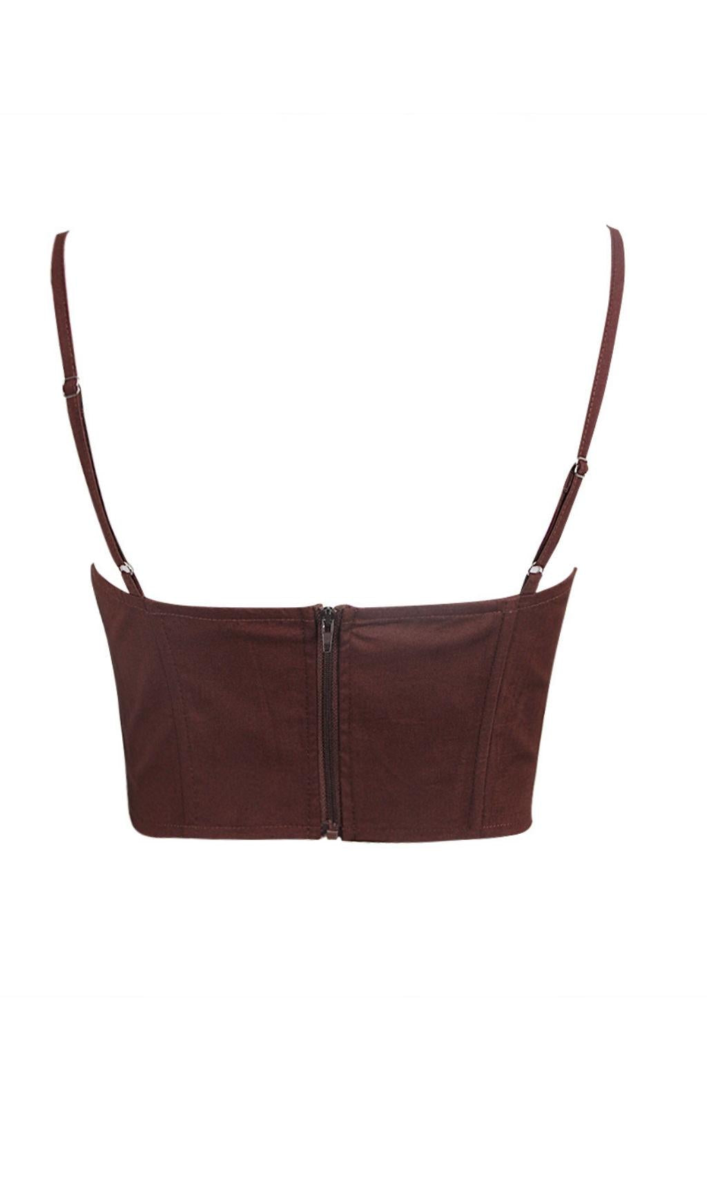 TOPS IN BROWN Clothing styleofcb 