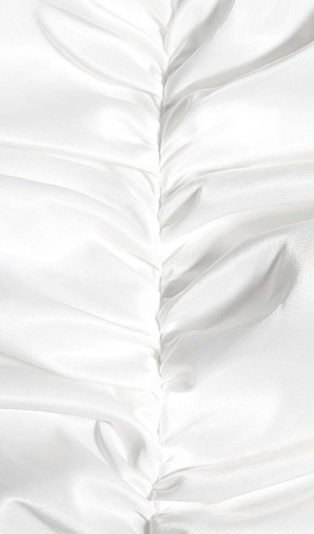TUBE TOP PLEATED SKIRT IN IVORY