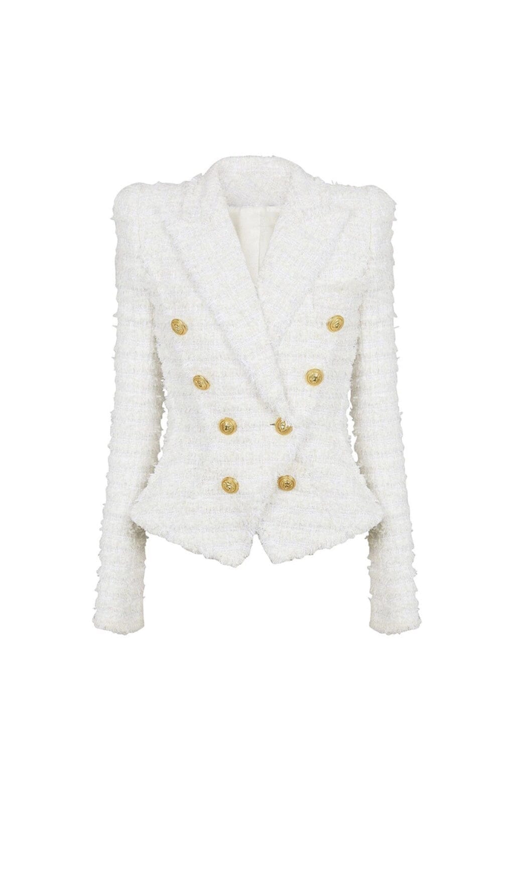 TWEED DOUBLE-BREASTED BUTTON BLAZER& PANT SET DRESS STYLE OF CB 